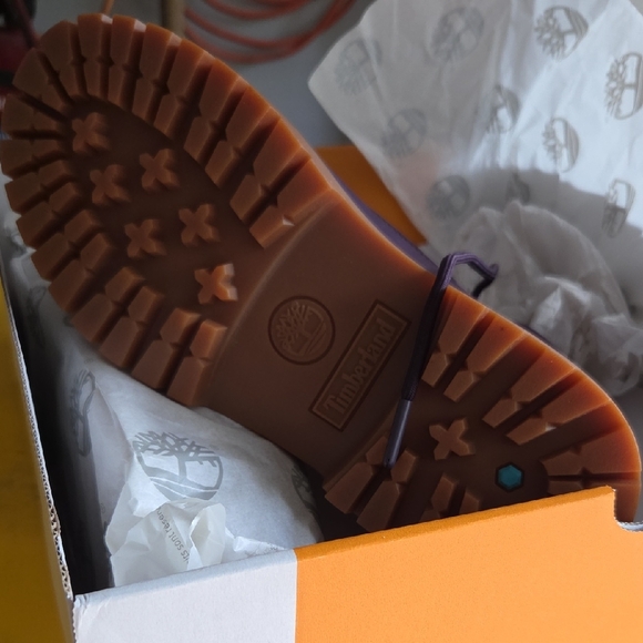 Timberland Purple Lace Up Boots Waterproof - Picture 3 of 4